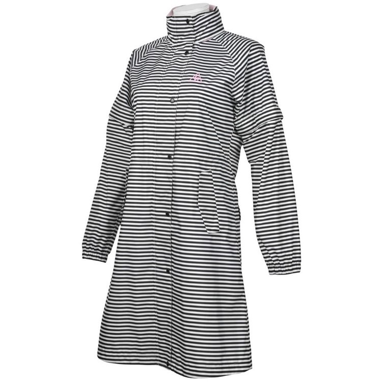 Le Coq Sportif Golf ルコックゴルフ レディース デザインレインワンピース Qgwnjf00w 雨の日 ゴルフ ワンピース レインウェア 透湿性 耐水性 袖取外し可能 Sermus Es