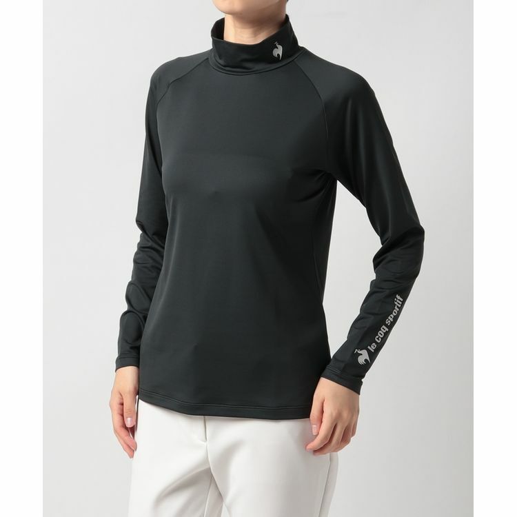 最終クリアランス Le coq ルコックゴルフ ストレッチ DESCENTE レディース ECO アンダーシャツ(保温 長袖 防風 QGWUJM00  吸汗 UV CUT(UPF50) 再生材料使用型) sportif GOLF レディースウェア
