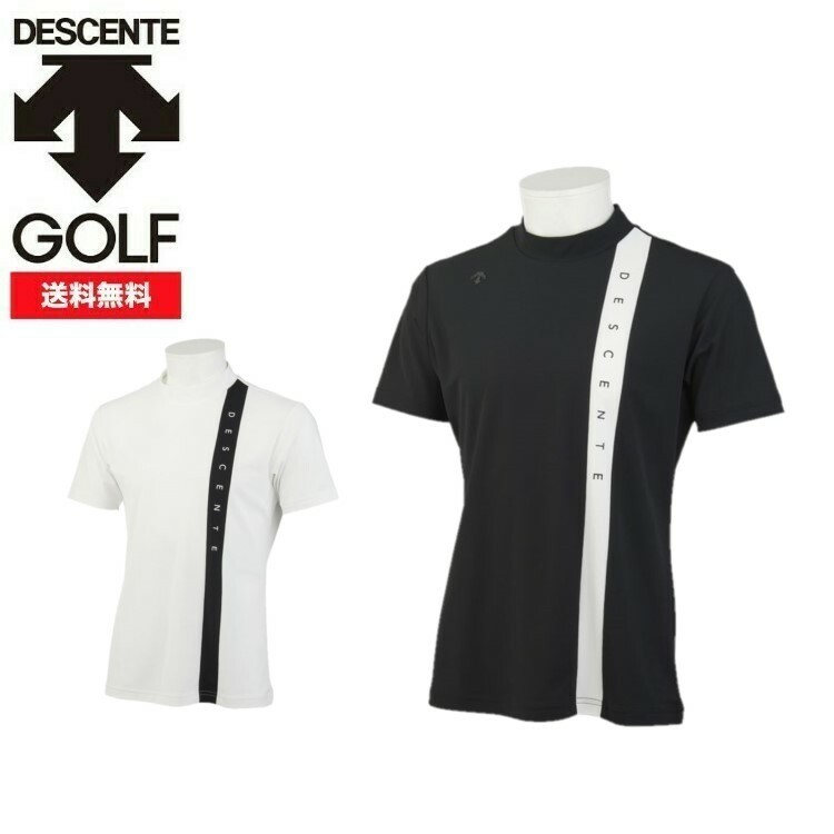 7480円 即日発送 22秋冬 DESCENTE GOLF デサント ゴルフ メンズ クーリストモックネックシャツ DGMUJA04 カットソー  吸汗速乾 UVケア UPF50 ストレッチ