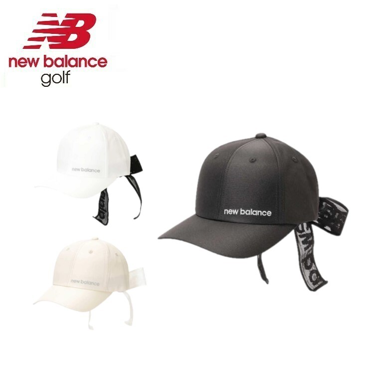 new balance golf りぼん 6パネルキャップ