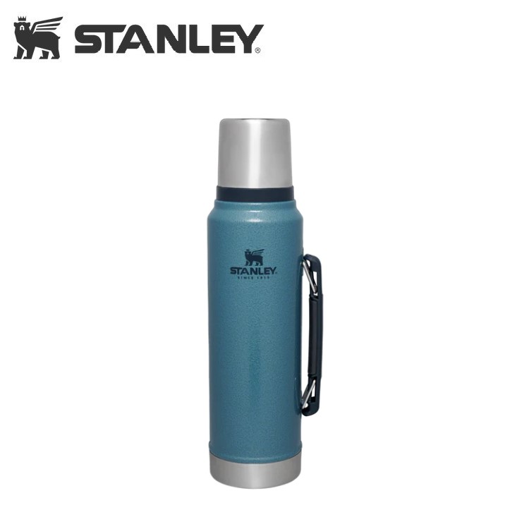 【楽天市場】STANLEY スタンレー クラシック真空ボトル 1.0L Hammertone Lake Blue 1011344020 水筒