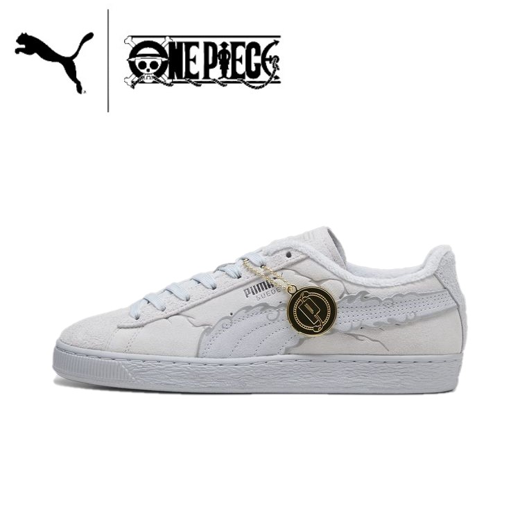 PUMA プーマ ユニセックス(メンズ レディース) SUEDE 3 PUMA x ワンピース 麦わらのルフィスウェード スニーカー 396524 シューズ ギフト プレゼント コラボ ONE PIECE ルフィ シャンクス 黒ひげ画像