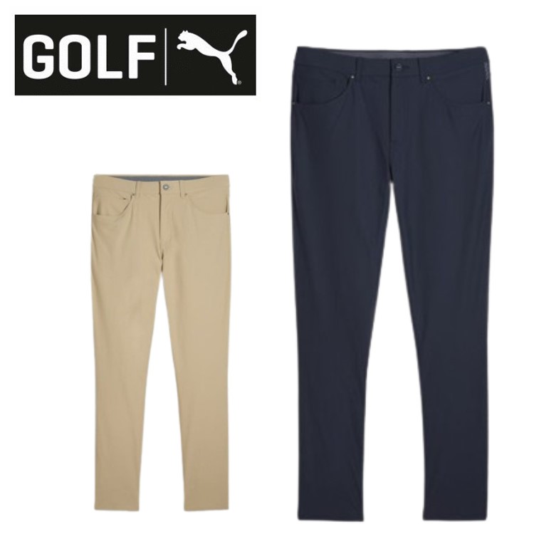 【1/31までエントリーでP5倍】PUMA GOLF プーマゴルフ メンズ 101 5ポケットパンツ 626294 4wayストレッチ 吸水速乾性 UPFプロテクション ウエストゴム【お宝】画像