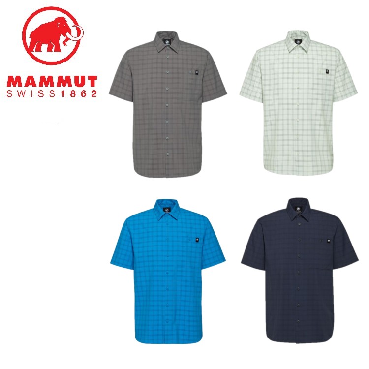 極美品　Mammut マムート　マウンテンシャツ 半袖　チェック　グレー　高機能 楽天市場】Mammut マムートMountain Shirt Men マウンテン