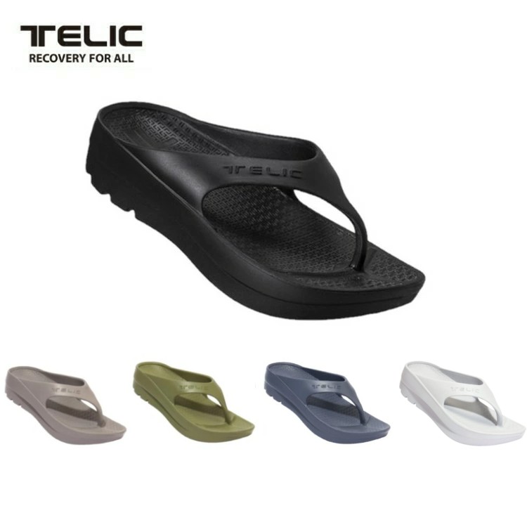 TELIC W-FLIP SHARK BLACK リカバリーサンダル 2XL TELIC