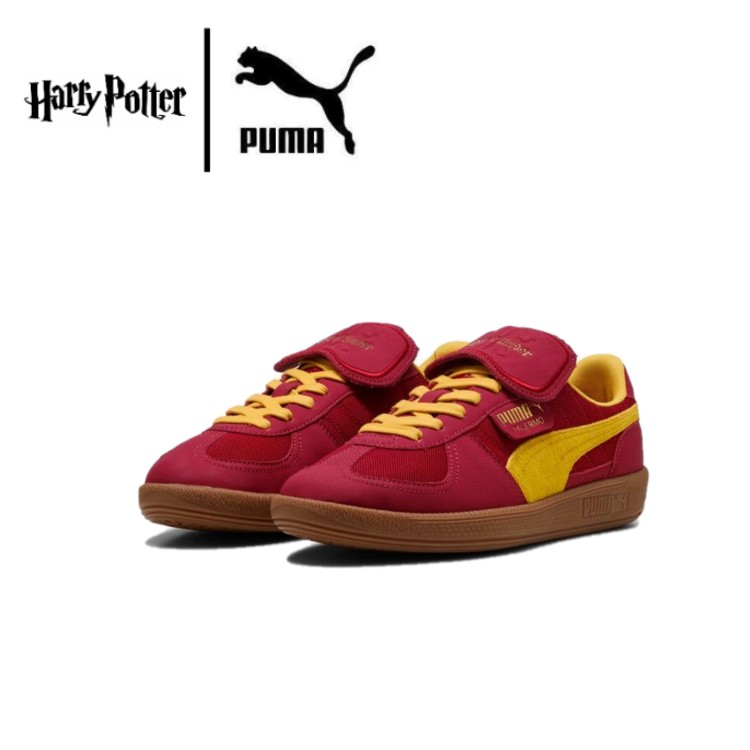 【5日限定抽選でPバック+マラソン期間中エントリーでP5倍】25春夏 プーマ PUMA ユニセックス(メンズ レディース) PALERMO HARRY POTTER PUMA x ハリーポッター パレルモ スニーカー 401209 コラボ 靴 スニーカー レザー 本革 シューレース ひも靴画像
