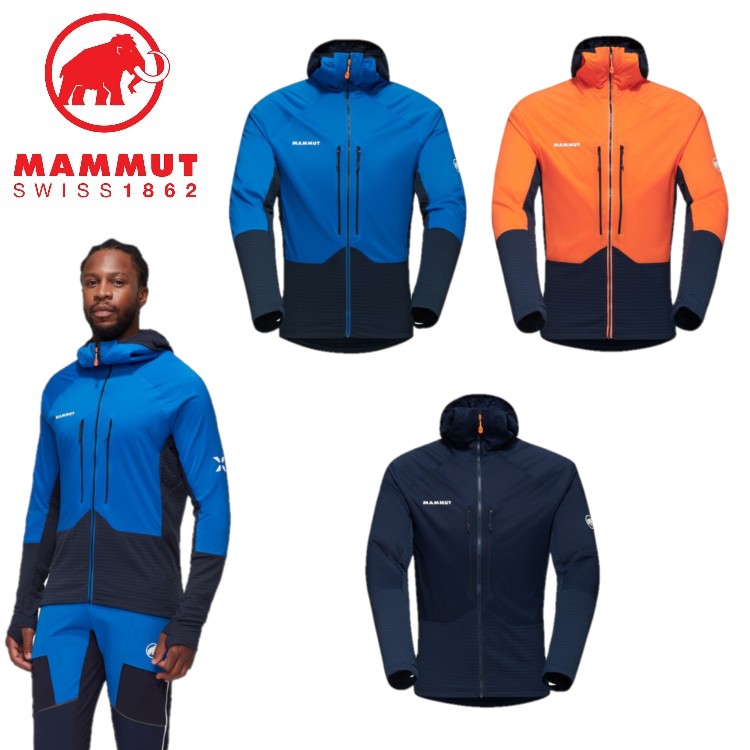 【楽天市場】【全品ポイントUP中】 マムート MAMMUT メンズ アイガー ノードワンド ミッドレイヤー ハイブリッド フーデッド