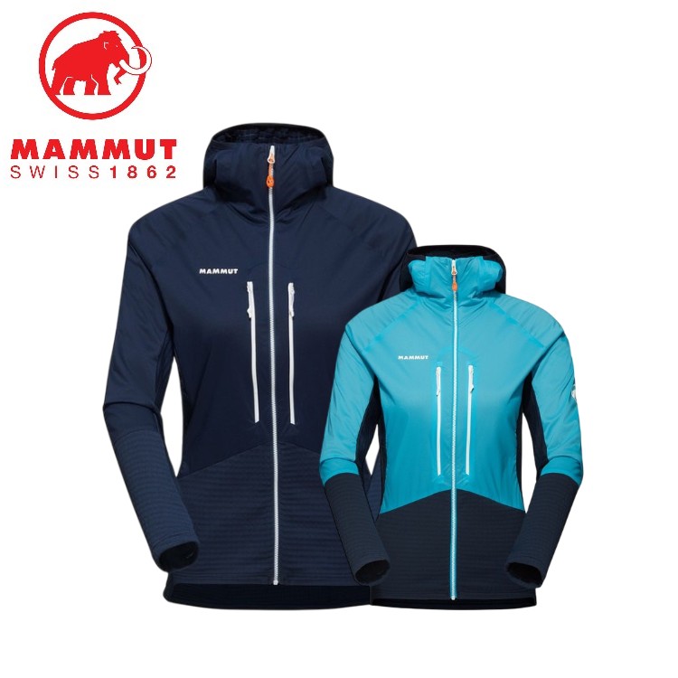 【楽天市場】マムート MAMMUT レディース アイガー ノードワンド ミッドレイヤー ハイブリッド フーデッド ジャケット 1014