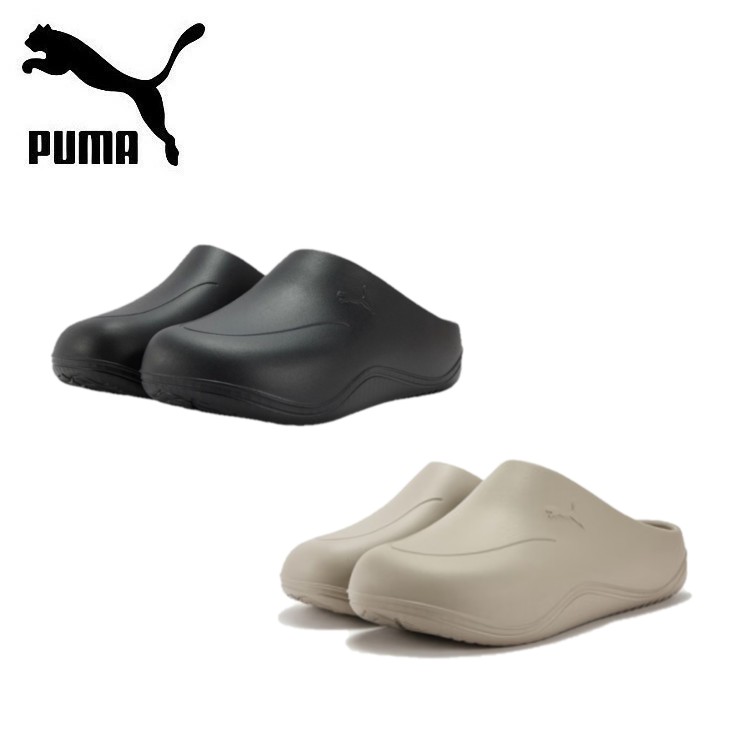 楽天市場】PUMA プーマ ミュール TUFF PADDED TOGGLE BLACK 39283201