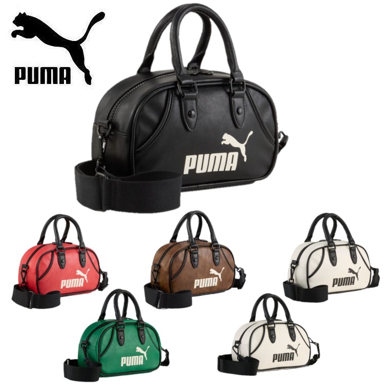 【美品】PUMA プーマ ミニボストンバッグ Pロゴ カジュアル／オシャレ 黒 楽天市場】プーマ ミニ ボストンの通販