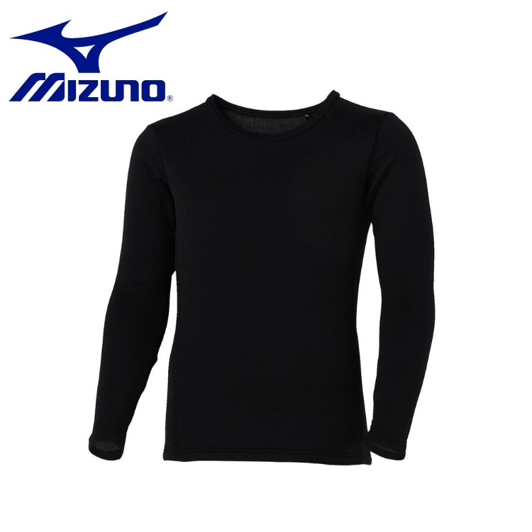 ミズノ MIZUNO メンズ 【吸湿発熱】バイオギア ブレスサーモデラックスウォーム クルーネック長袖 E2MJC505 防寒 アンダーウェア インナー｜トランスレーション 店