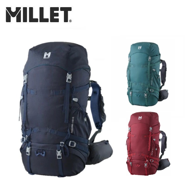【全品ポイントUP中】 MILLET ミレー レディース 【ウィメンズ】サースフェー NX 40+5 W MIS0755 撥水性 収納力 2気室 レインカバー ハイキング 縦走 登山 1~2泊 バックパック リュックサック|トランスレーション 店