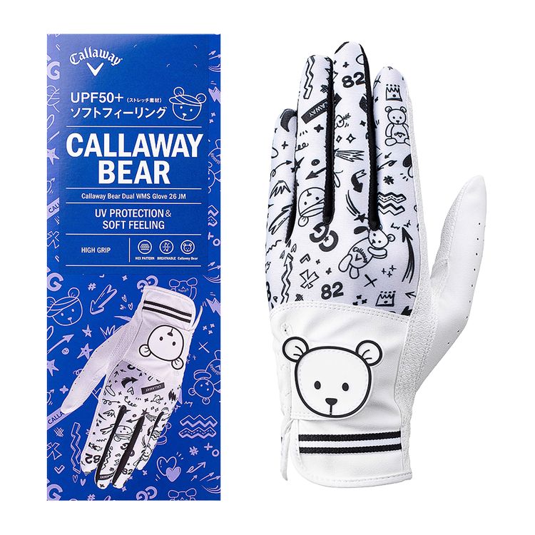 【楽天市場】26春夏 キャロウェイ Callaway レディース Bear Dual Glove Women's(ベア デュアル グローブ ...
