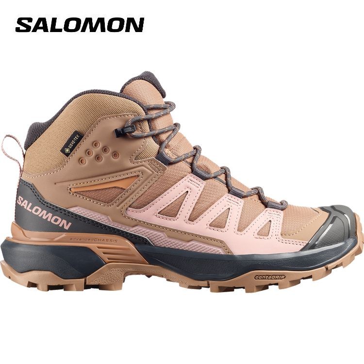 【全品ポイントUP中】 サロモン SALOMON レディース X ULTRA 360 MID GORE-TEX 防水 ゴアテックストレッキングシューズ ハイキング 登山靴｜トランスレーション 店