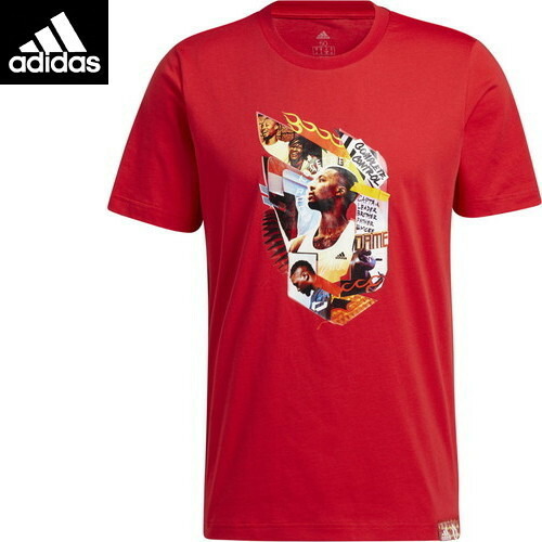 Adidas アディダス Dame Abstract ティーシャツ Sc 半袖tシャツ バスケットボール バスケ メンズ号数 ユニ性衝動 運動ブランド 心地好い Rcp Nobhillmusic Com