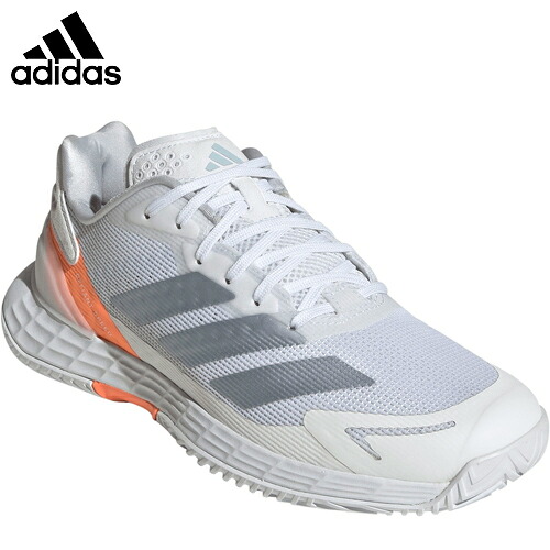 ■貨物輸送無料■\u003cBR\u003e【adidas】アディダス \u003cBR\u003eJR1785 \u003cBR\u003eデファイアント 素早さ 2 庭球シューズ\u003cBR\u003e【フットウェアホワイト/ヘイローブルー/光線オレンジ色】\u003cBR\u003e[庭球シューズ/軽さ/手持ち部分力/オール厚地の外套/相応う/引きくらべる用/訓練を受ける用/素早さ/小ざかしい性]\u003cBR\u003e【RCP】