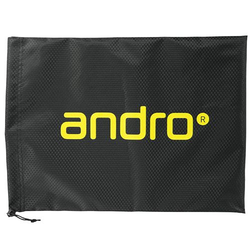 即納 あす楽 andro 国内正規総代理店アイテム アンドロ 351023001001 シューズバッグ ブラック×イエロー ランドリーバッグ ブランド買うならブランドオフ RCP 卓球用ケース 卓球用品 卓球シューズ袋 バッグ