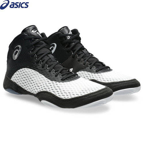 ■貨物輸送無料■【asics】アシックス 1081A066-100 SPLIT ELITE[WHITE/BLACK][メンズ/シューズ/靴/くつ/レスリング/スポーツシューズ/レスリングシューズ/格闘技]【RCP】