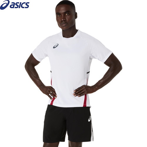 【楽天市場】 送料無料 【asics】アシックス 2101A344-100 プラクティス半袖シャツ[ブリリアントホワイト][サッカー/メンズ ...
