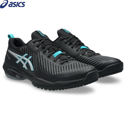 ■貨物輸送無料■【asics】アシックス 1043A027-001 PRESTIGE NEO OC[BLACK/PURE SILVER][靴/シューズ/靴/くつ/ユニ一発やる/男女兼用/庭球/運動競技/庭球シューズ]【RCP】