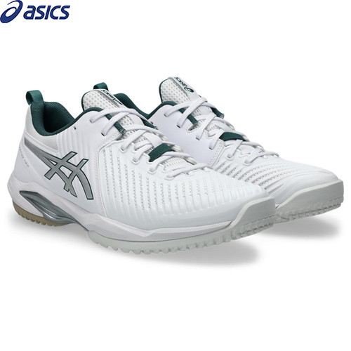 ■貨物輸送無料■【asics】アシックス 1043A027-100 PRESTIGE NEO OC[WHITE/PURE SILVER][靴/シューズ/靴/くつ/ユニ一発やる/男女兼用/庭球/運動競技/庭球シューズ]【RCP】