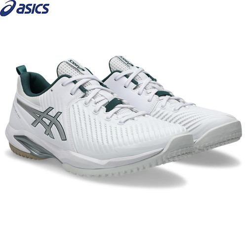 ■貨物輸送無料■【asics】アシックス 1043A029-100 PRESTIGE NEO OC WIDE[WHITE/PURE SILVER][靴/シューズ/靴/くつ/ユニ一発やる/男女兼用/庭球/運動競技/庭球シューズ]【RCP】