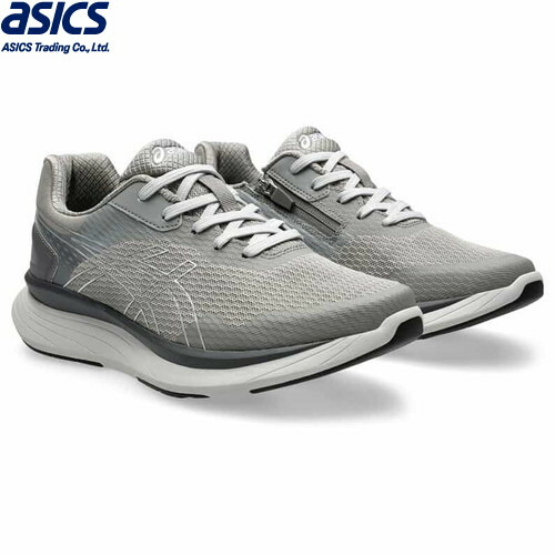 ■貨物輸送無料■【asics】アシックス商事 1241A012-020 KNEESUP (ニーズ引きあげる)[GR/SIL(薄墨色×しろがね色)][メンズ/靴/シューズ/くつ/スニーカー/運動すること靴/ウォーキングシューズ/心地よいシューズ/WELLNESS WALKER]【RCP】