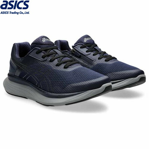 ■貨物輸送無料■【asics】アシックス商事 1241A012-400 KNEESUP (ニーズ繰り上げる)[NAVY/GREY(ネイビーブルー×メタリックグレー)][メンズ/靴/シューズ/くつ/スニーカー/運動すること靴/ウォーキングシューズ/心地よいシューズ/WELLNESS WALKER]【RCP】