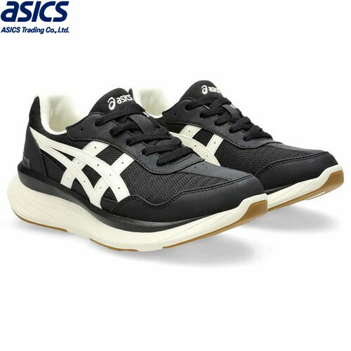 ■貨物輸送無料■【asics】アシックス商事 1242A019-001 KNEESUP (ニーズ繰り上げる)[BLK/WHT(黒いこと×象牙色)][レディース/靴/シューズ/くつ/スニーカー/運動すること靴/ウォーキングシューズ/心地よいシューズ/WELLNESS WALKER]【RCP】