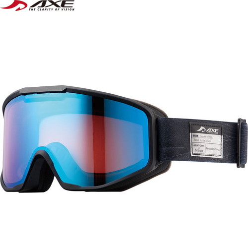 ■送料無料■【AXE】アックス AX800WCM-BU スノーゴーグル AX800ｰWCM[スカイブルーミラー][スノーゴーグル/スキー/スノーボード/スノボ/ウィンタースポーツ]【RCP】｜トランスポーツ