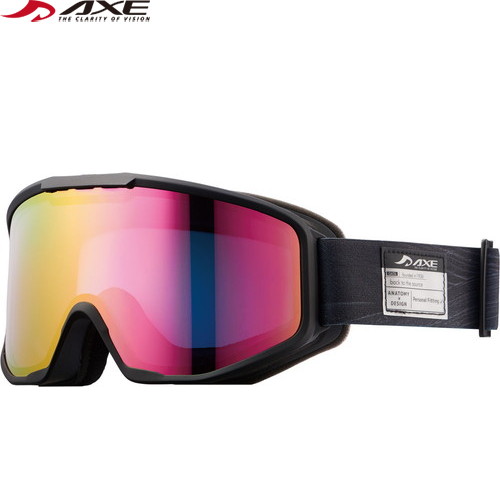 ■送料無料■【AXE】アックス AX800WCM-PK スノーゴーグル AX800ｰWCM[ピンクミラー][スノーゴーグル/スキー/スノーボード/スノボ/ウィンタースポーツ]【RCP】｜トランスポーツ