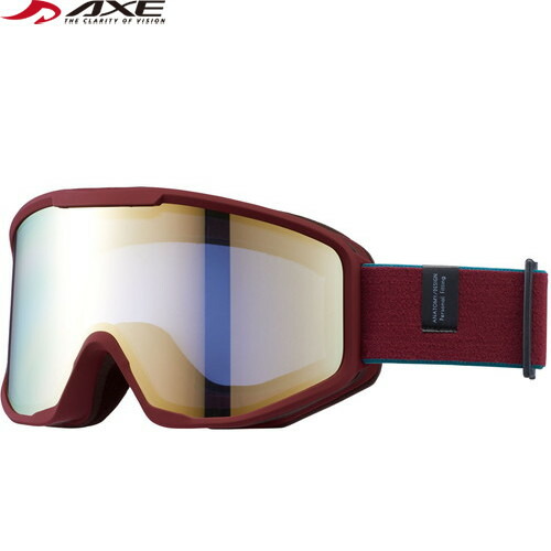 ■送料無料■【AXE】アックス AX800XS-BO スノーゴーグル AX 800-XS[マットボルドー][スノーゴーグル/スキー/スノーボード/スノボ/ウィンタースポーツ]【RCP】｜トランスポーツ