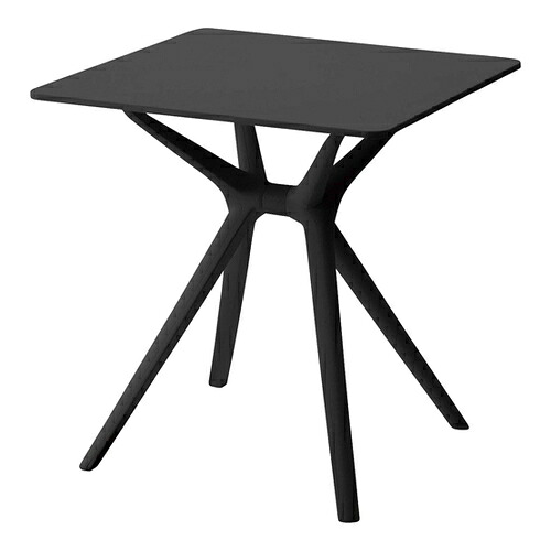 ■送料無料■★メーカー直送品●東谷●AZUMAYA CL-484BK テーブル【ブラック】(キャンセル不可/※代金引換不可※事前銀行振込orカード決済のみ)[食卓机/テーブル/四角型/食事]【RCP】｜トランスポーツ