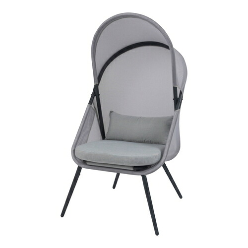 ■送料無料■★メーカー直送品●東谷●AZUMAYA RKC-539LGY ルーフフォールディングチェア【グレー】(キャンセル不可/※代金引換不可※事前銀行振込orカード決済のみ)[ガーデン＆リゾート]【RCP】｜トランスポーツ