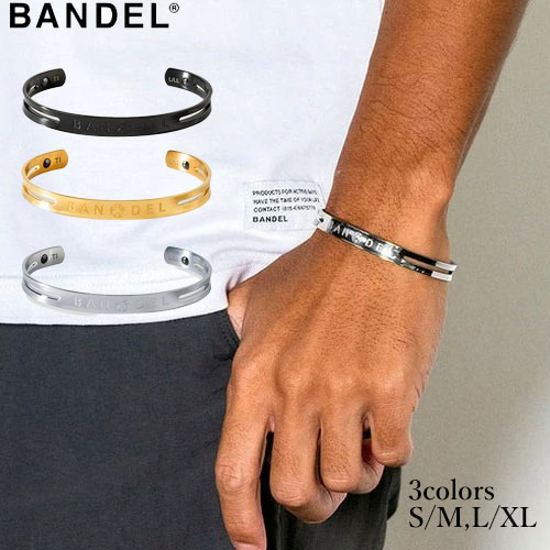 ■貨物輸送無料■■BANDEL■ヴァンデル TTB TITANIUM チタン Bangle[ゴールド][しろがね色][黒いこと][S/M][L/XL][バングル/腕輪/運動競技/付属品/メンズ＆レディース/差し上げ物/譲りわたす]【RCP】