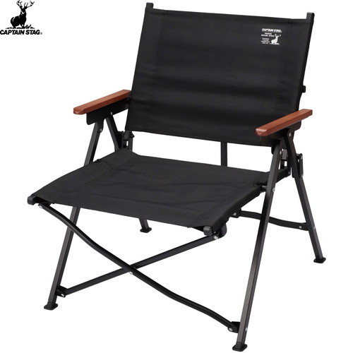 ■貨物輸送無料■【CAPTAIN STAG】キャプテンスタッグ UC1900 CS黒いこと下げ札 グラドスチェア[居敷き/イス/腰かけ/難民キャンプ機材/おうち難民キャンプ/ベランピング/グランピング/難民キャンプ用天幕]【RCP】