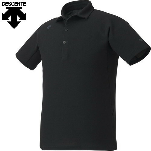 送料無料 Descente デサント Dmmrja71z Bk メンズ クアトロ探知機 カノコポロシャツ Dmmrja71z 黒 ポロシャツ 一っ走り アスレチッククラブ 運動競技お召し物 メンズ トレイニングウェア 半袖 半そで シャツ 襟付き Rcp トップス トレーニング衣 スポーツブランド 男女