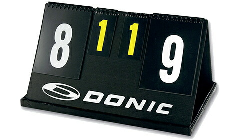 送料無料 Donic ドニック スコアボードマッチカウント 点数０ ２１ Ul009donic ゲーム０ ５箱底使用で自立可能