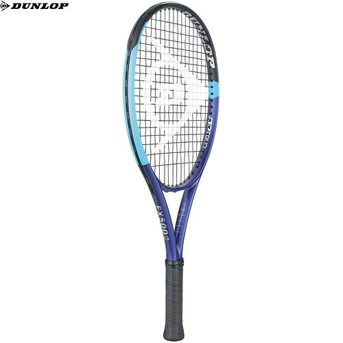 ■貨物輸送無料■【DUNLOP】ダンロップテニス DS22600J FX 500 JR 25 お坊っちゃん[相撲取り草×ネオン青碧][ちびっ子/キッズ/お坊っちゃん/庭球/硬式庭球/庭球櫂/張上げ済み/25in]【RCP】
