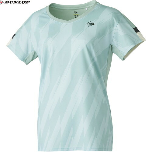 ■貨物輸送無料■【DUNLOP】ダンロップテニス DAP1562W GAME SHIRT[クラウドブルー][庭球/トップス/半袖/半そで/プルオーバー/半袖プルオーバー/取り組みプルオーバー/取り組み/レディース]【RCP】