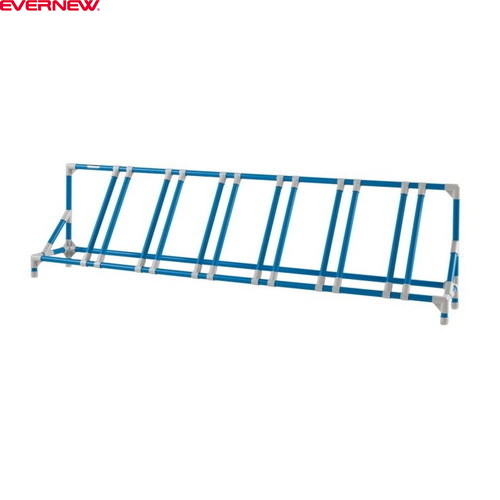 楽天市場】エバニュー 一輪車ラック 一輪車ラック片面式7台掛 EKD118