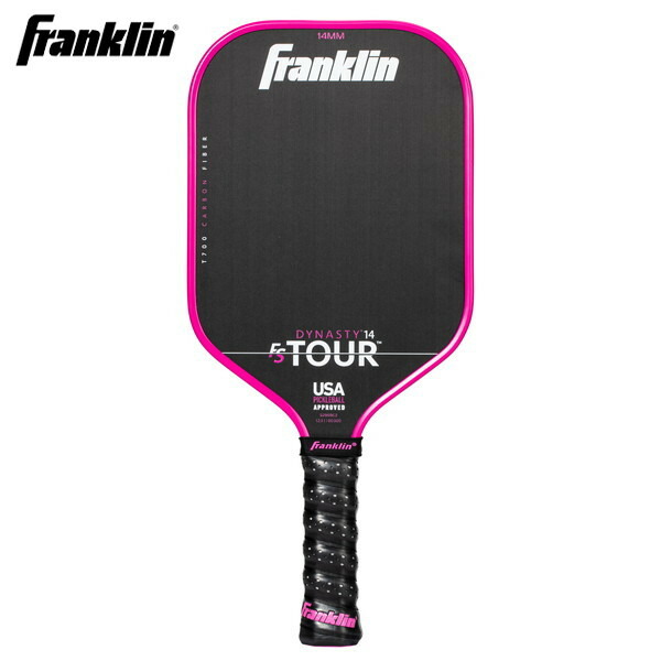 ■貨物輸送無料■【Franklin PICKLE BALL】フランクリン ピックルボール パドル FS TOUR DYNASTY 14MM PINK[FS周遊旅行つづき物][製造会社品番52968C2]サクラ色【RCP】