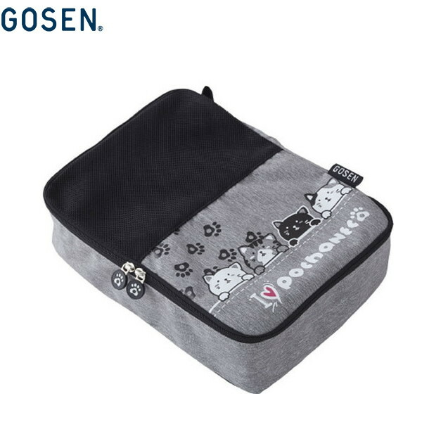 楽天市場 Gosen ゴーセン Nbh15 Fpd Pochaneco ランドリーケース Fpd テニス バドミントン バトミントン ランドリーバッグ 衣類収納 着替え袋 ぽちゃ猫 ぽちゃねこ ポチャネコ 試合 遠征 部活 クラブ チーム Rcp トランスポーツ