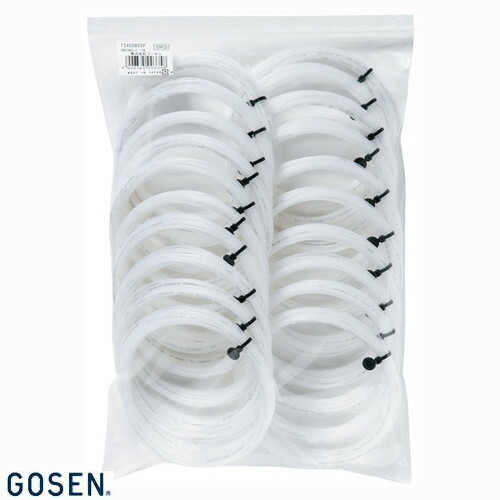 ■送料無料■▼GOSEN▼ゴーセン TS412W20P オージー・シープ ミクロ2 15L(20張入)[ホワイト][テニス/硬式テニス/ガット/ストリングス/硬式テニス用/ゲージ:1.35mm/【20張入り】/学生向け/一般プレイヤー/部活/クラブ]【RCP】