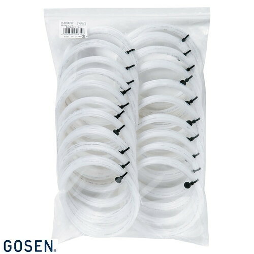 ■貨物輸送無料■▼GOSEN▼ゴーセン TS720W20P ウミシマ AK取り締まる16 白いこと 20P[白いこと][庭球/硬式庭球/ガット/ストリングス/硬式庭球用/ゲージ:1.30粍/【20張入り口・入口】/原則として楽器演奏者/部活/野球クラブ]【RCP】