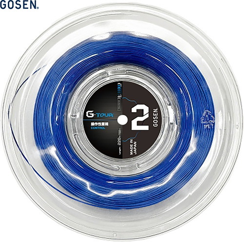 ■貨物輸送無料■【GOSEN】ゴーセン TSGT212MB G-TOUR2 16L 220m一巻き[メタリックブルー][庭球/ガット/より糸/庭球用ガット/ゲージ1.25粍/一巻き/220m]【RCP】