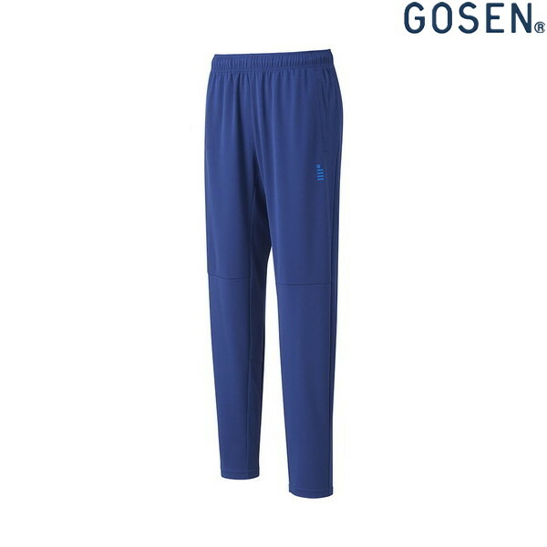 ■送料無料■▼GOSEN▼ゴーセン W2402-17 ニットパンツ[ネイビー]ユニセックス/男女兼用/ジャージ/ロングパンツ/ボトムス/ズボン/テニス/バドミントン/スポーツ/練習着/部活/クラブ/チームウエア【RCP】