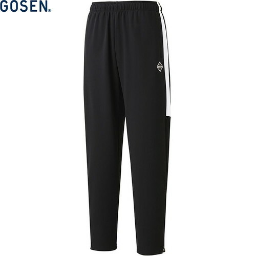 ■送料無料■【GOSEN】ゴーセン W2346-39 裏起毛ストレッチパンツ[ブラック][ユニセックス/テニス/ソフトテニス/バドミントン/ロングパンツ/長ズボン/ボトムス/トレーニングウェア/トレーニングパンツ/移動着]【RCP】
