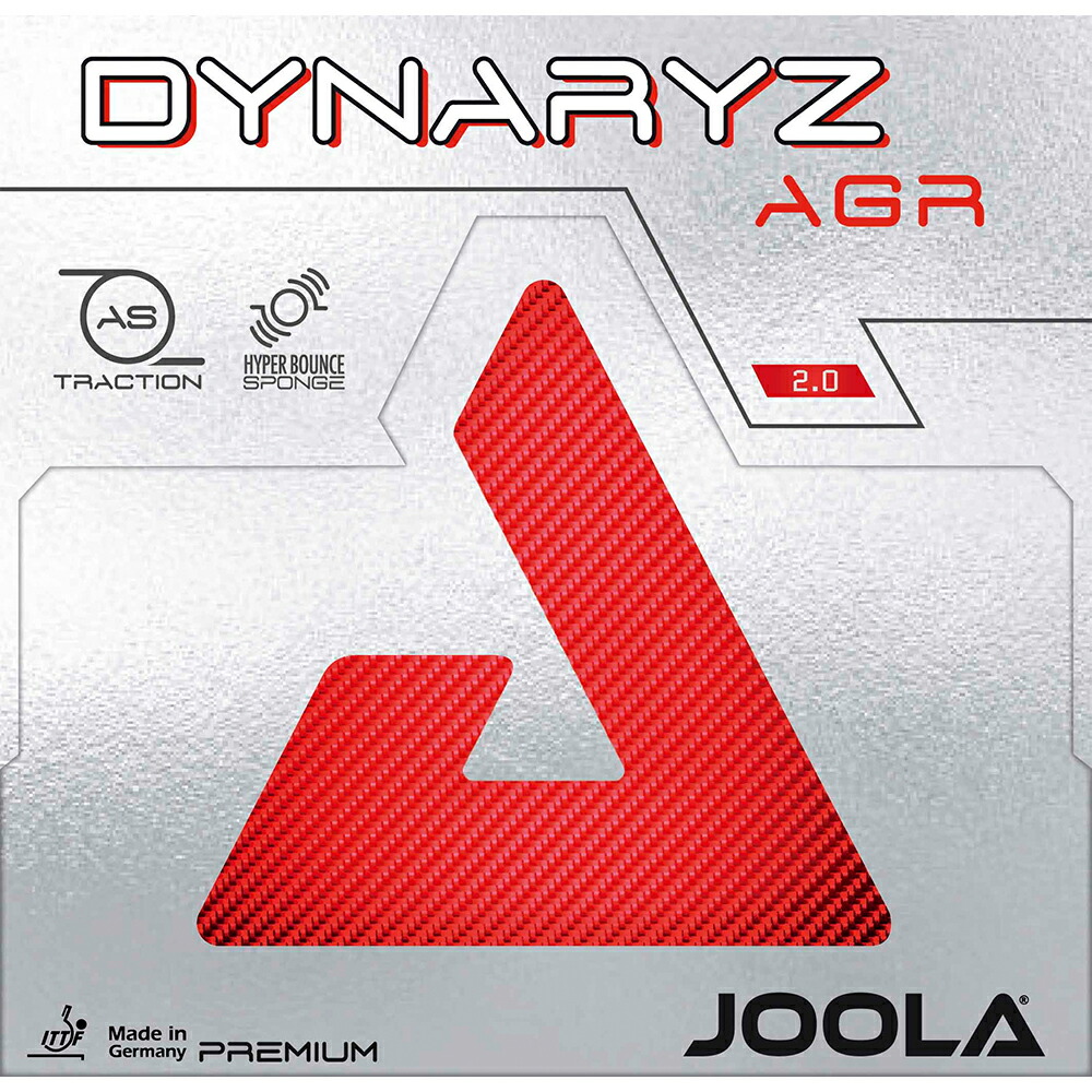 ■ピンポン天然ゴム電子メイル便貨物輸送無料■【JOOLA】ヨーラ TGRUB022 ダイナライズAGR 【ピンポン装置】裏ホンブルグ帽天然ゴム/回転運動系剪断応力/ピンポン/天然ゴム【RCP】