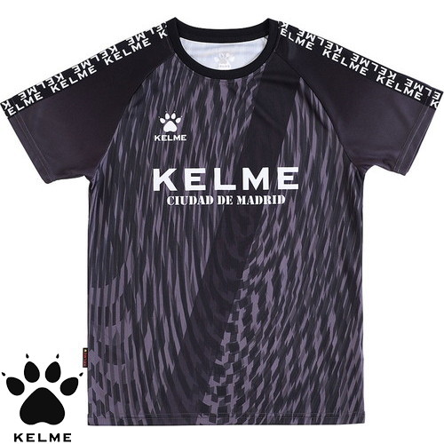 Kelme ケレメ Tシャツ K22s1j 26 ハーフスリーブ ブラック フットサル ウエア サッカー ジュニア用半袖プラクティス ウェア